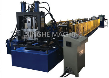 China 3 Cylinder Cable Tray Roll Forming Machine , Steel Stud Roll Forming Machine  supplier