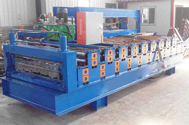 China CE Double Layer Roll Forming Machine , Trapezoidal Sheet Roll Forming Machine supplier