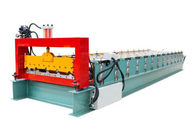 China Automatic Metal Roof Forming Machine Making 840 Width Colored Steel Tiles supplier