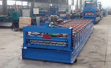 China Zinc Corrugated Iron Roofing Panel Cold Roll Forming Machines , Metal Rolling Equipment supplier