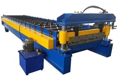 China Corrugated Steel Sheet Cold Roll Forming Machines Colored Steel Wall Roof Panel Machine supplier